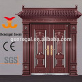 Portes d&#39;entrée en fonte d&#39;aluminium de style chinois de luxe